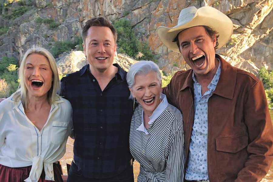 Elon Musk's mother is a celebrity in her own right