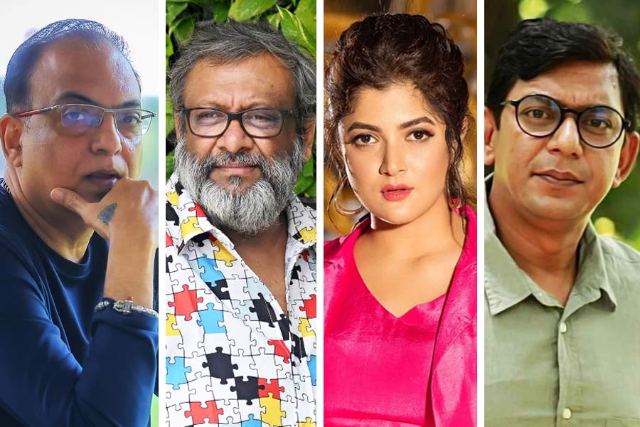 Image Of Arindam Sil, Kaushik Ganguly, Srabanti Chatterjee, Chanchal Chowdhury