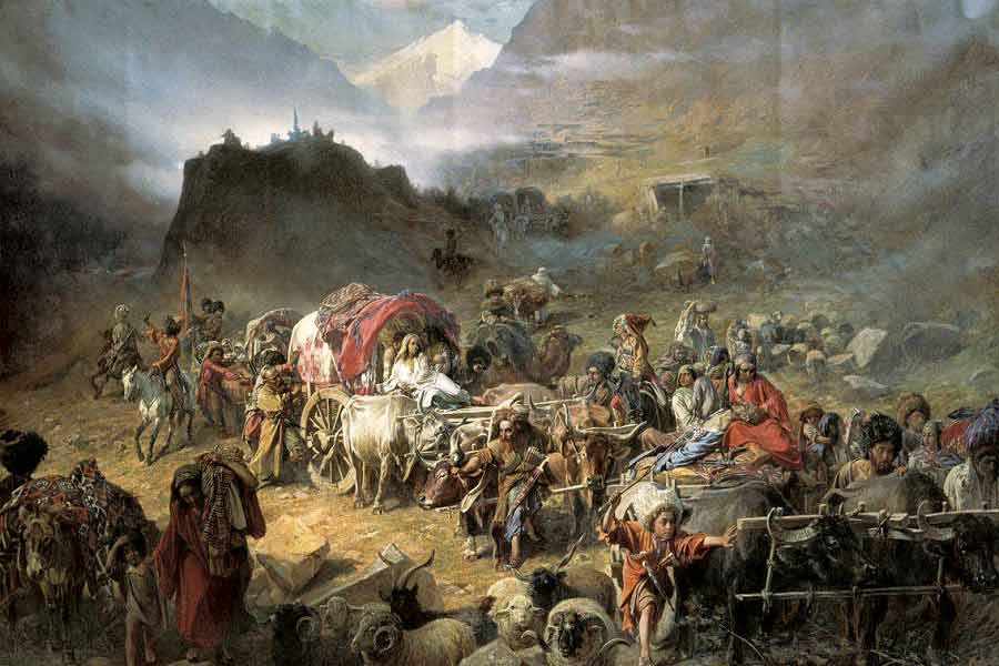 কিন্তু এই সময়ে পারস্যের প্রতিবেশী অটোমান সাম্রাজ্যের সঙ্গে রাশিয়ার যুদ্ধ বেধে যায়। ক্রিমিয়ার যুদ্ধে প্রচুর সংখ্যক রাশিয়ান সেনা ব্যস্ত হয়ে পড়ে। ভারত আক্রমণ করে ব্রিটিশের বিরুদ্ধে আঘাত হানা আর হয়ে ওঠে না রাশিয়ার।