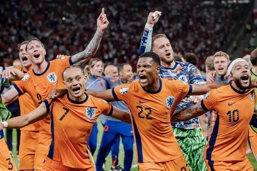 Picture of Netherlands football team