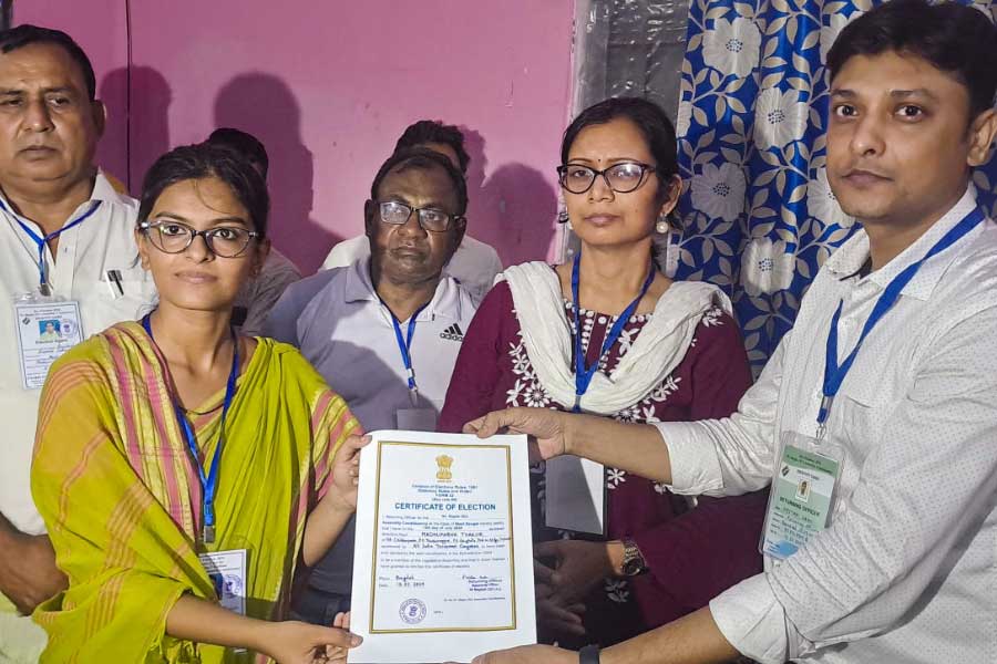 Madhuparna Thakur of the Matua Thakur family has made history by winning from Bagda