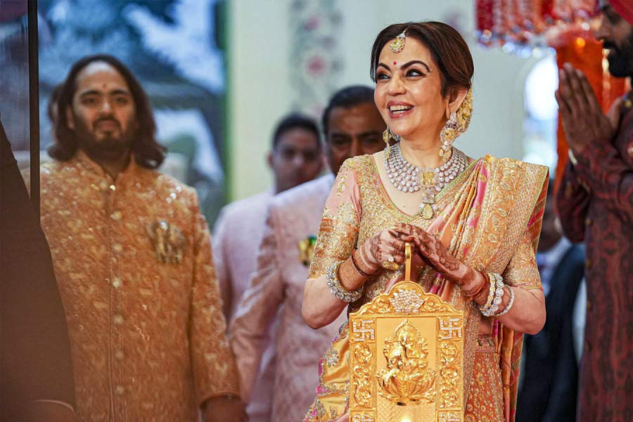 How the Ambani Family presented themselves in Ananta and Radhika's wedding ceremony