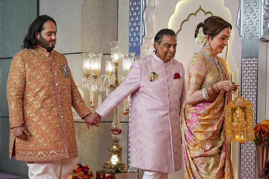 How the Ambani Family presented themselves in Ananta and Radhika's wedding ceremony