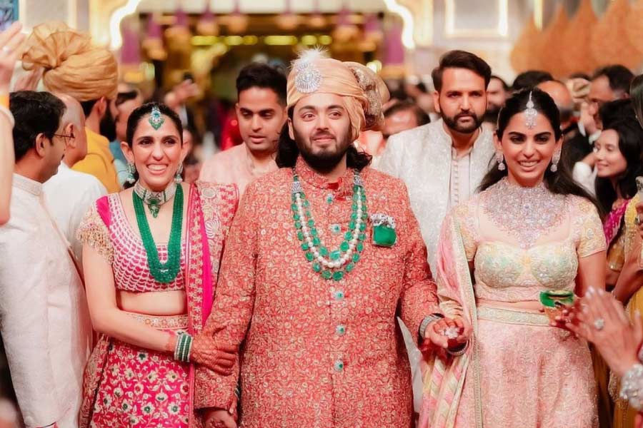 How the Ambani Family presented themselves in Ananta and Radhika's wedding ceremony