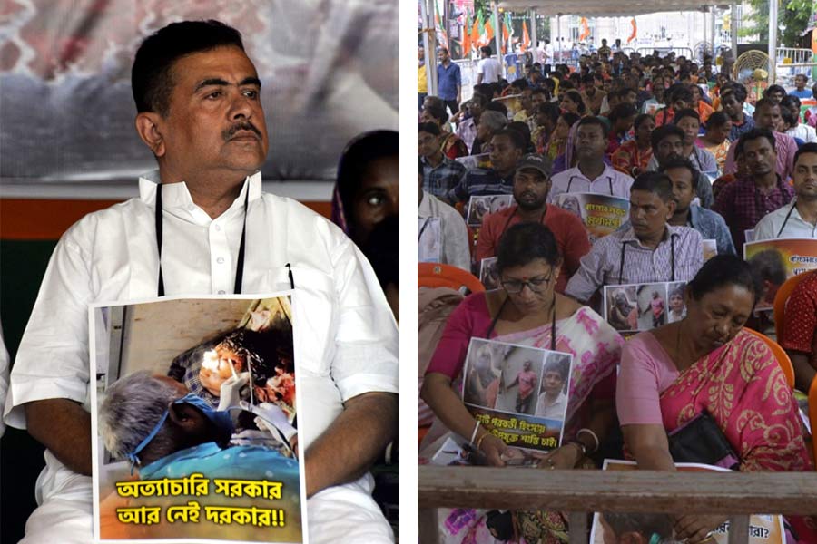 Bjp leader Suvendu Adhikari announces political program on Tmc\'s 21st July Martyr\'s Day