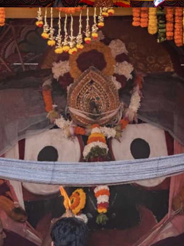 এ ছাড়া জগন্নাথের অলঙ্কারসামগ্রীর মধ্যে রয়েছে সোনার তৈরি ময়ূরের পালক। কপালে পরার সোনার পট্টি। যার নাম চালুপাটি। 