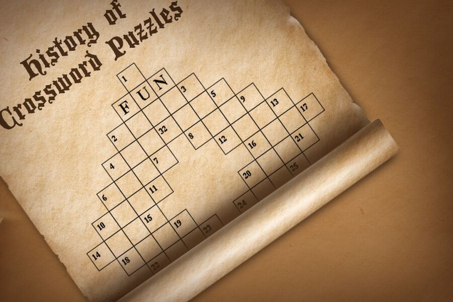 Graphics on crossword puzzle