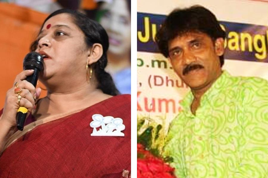 TMC Councilor Sunanda Sarkar has been accused of slapping youth leader in Kolkata over tolabaji allegation