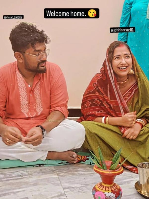 শোভন গঙ্গোপাধ্যায় এবং সোহিনী সরকার।