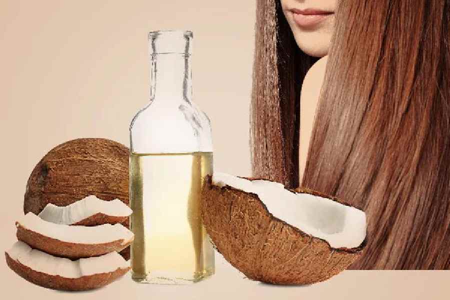 Coconut oil can improve scalp health and boost hair growth