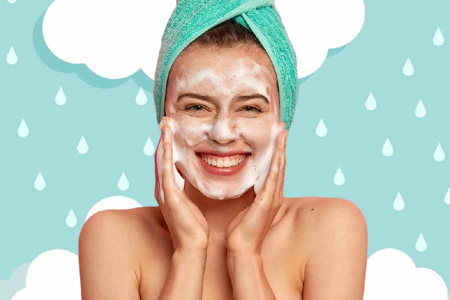 How many times should you wash your face in the monsoon for glowing skin