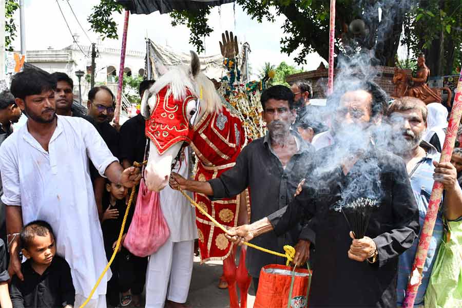 লালবাগে মহরমের জুলুস।