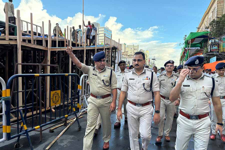 CP of Kolkata Police Vineet Goyal visited TMC meeting venue to be held on July 21