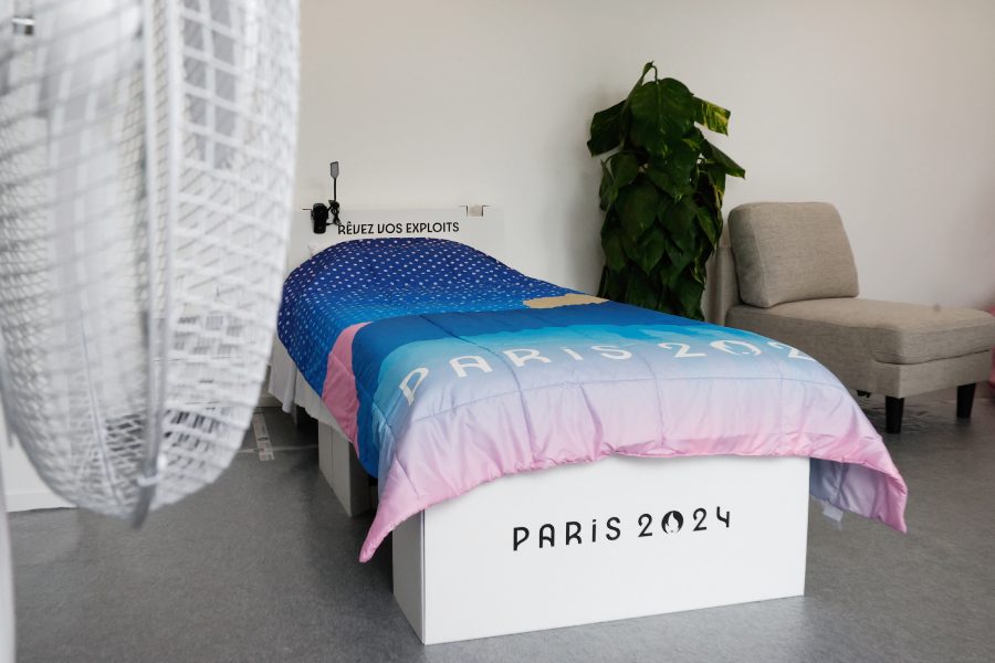 ক্রীড়াবিদদের বিছানা।