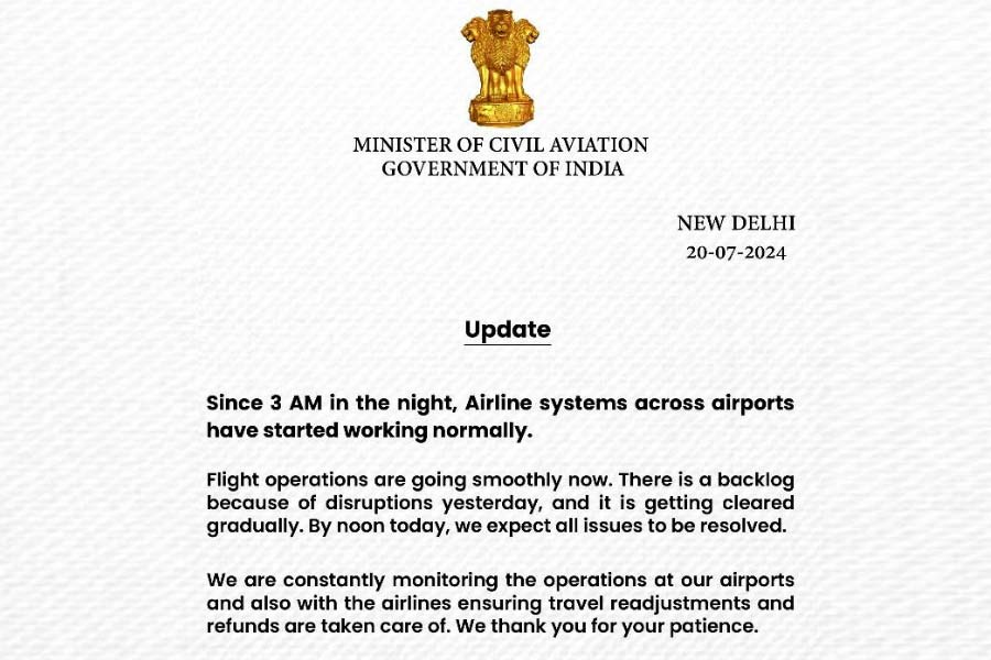 Flights services across the country becomes normal in Saturday after Microsoft outage, claims Civil Aviation Ministry