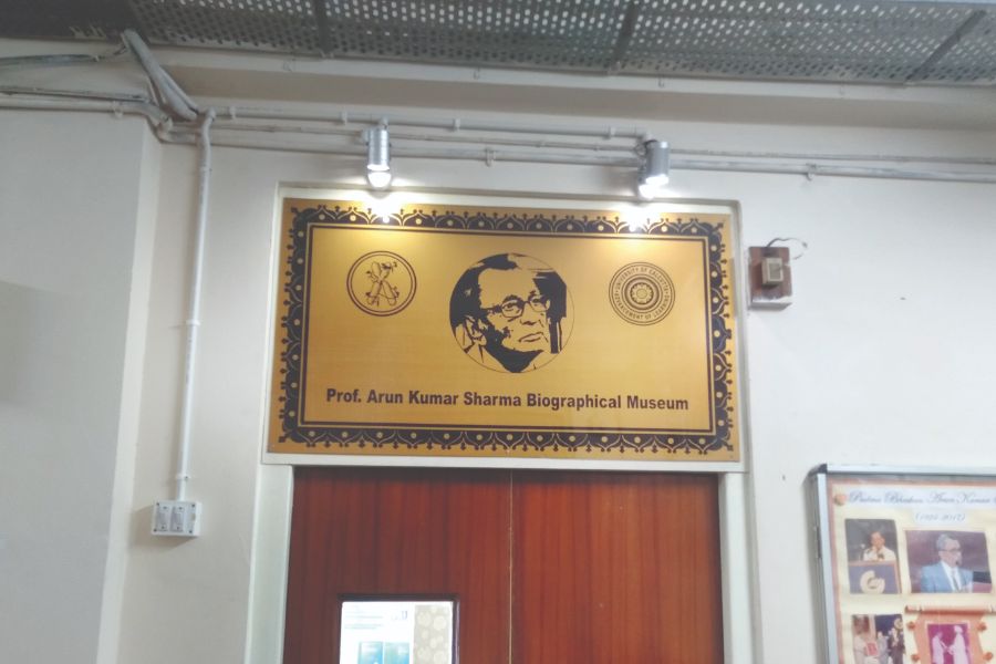 Padma Bhushan Professor Arun Kumar Sharma created Biographical Museum in Ballygunge Science College, Calcutta University Dgtl