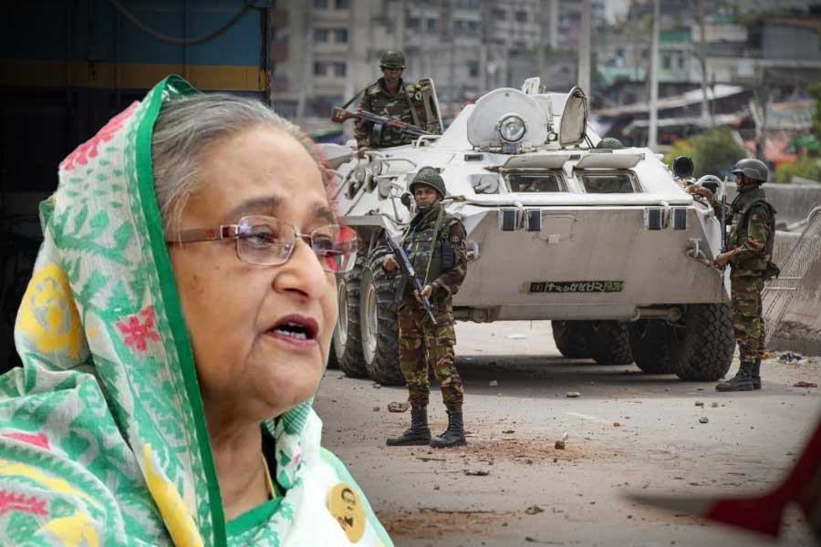 Bangladesh PM Seikh Hasina urge to all maintain peace in Country