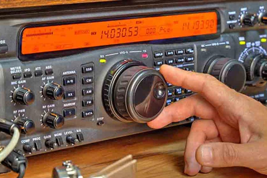 A woman has been rescued with the help of ham radio