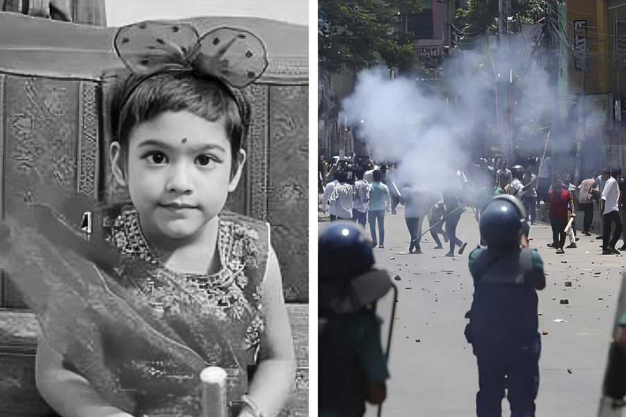 Six year old girl reportedly died in gunshot amid the protest in Bangladesh dgtl