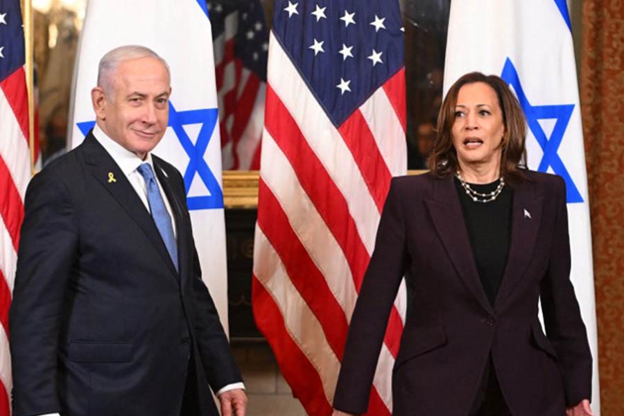 US Vice President Kamala Harris says She will not be silent on Gaza issue, after meeting with Israeli PM Benjamin Netanyahu