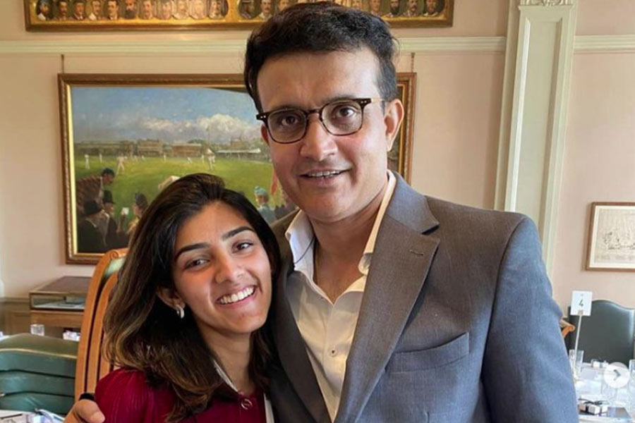 Sana Ganguly and Sourav Ganguly