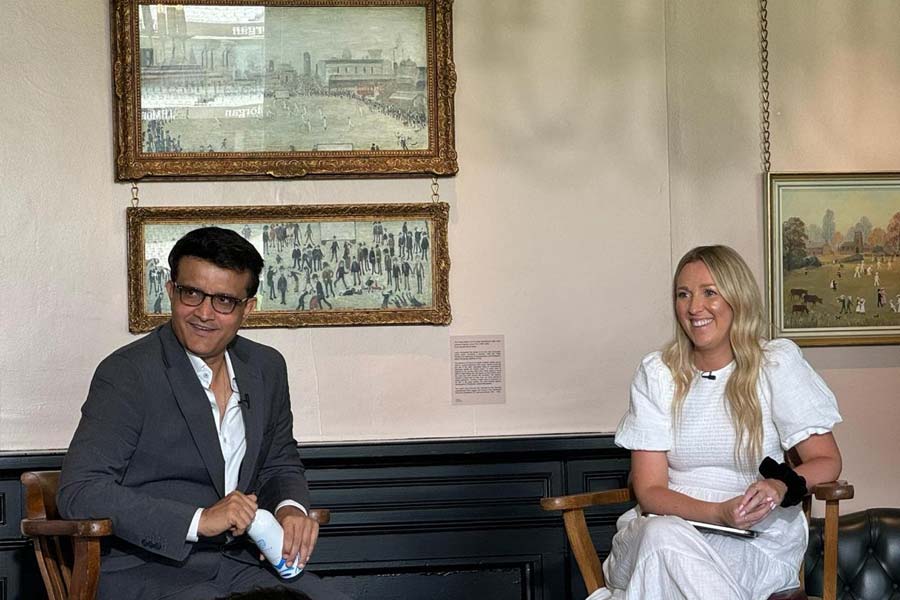 Sourav Ganguly at Lord's