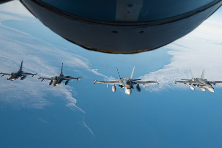 America and Canada intercepts Russian and Chinese bombers near Alaska 