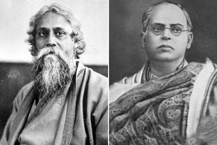 সৃজনশিল্পী: রবীন্দ্রনাথ ঠাকুর ও দ্বিজেন্দ্রলাল রায় দু’জনেই ছিলেন সুপুরুষ, সুকণ্ঠের অধিকারী।