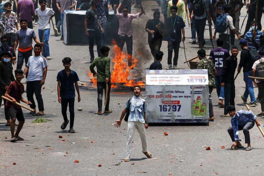 Image Of Bangladesh-Student Conflict