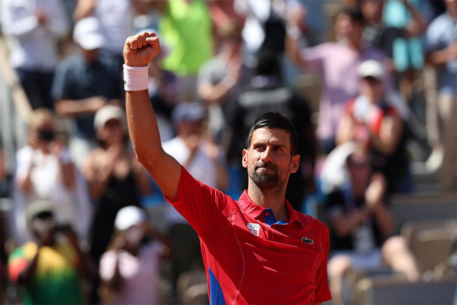 তৃতীয় রাউন্ডে ওঠার পরে জোকোভিচ।