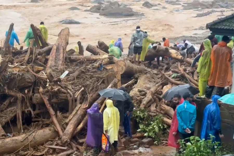 Pictures of Kerala Wayanad Landslide incident 