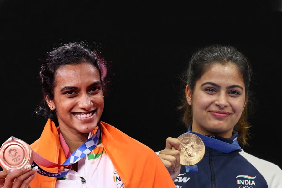 PV Sindhu and Manu Bhaker