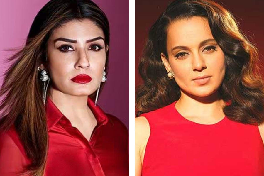 Kangana Ranaut shares a post on her social media to support Raveena Tandon