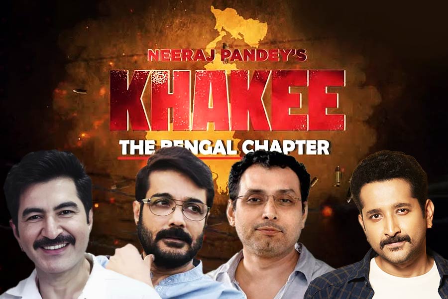 Image Of Neeraj Pandey, Prosenjit Chatterjee, Jeet, Parambrata Chatterjee