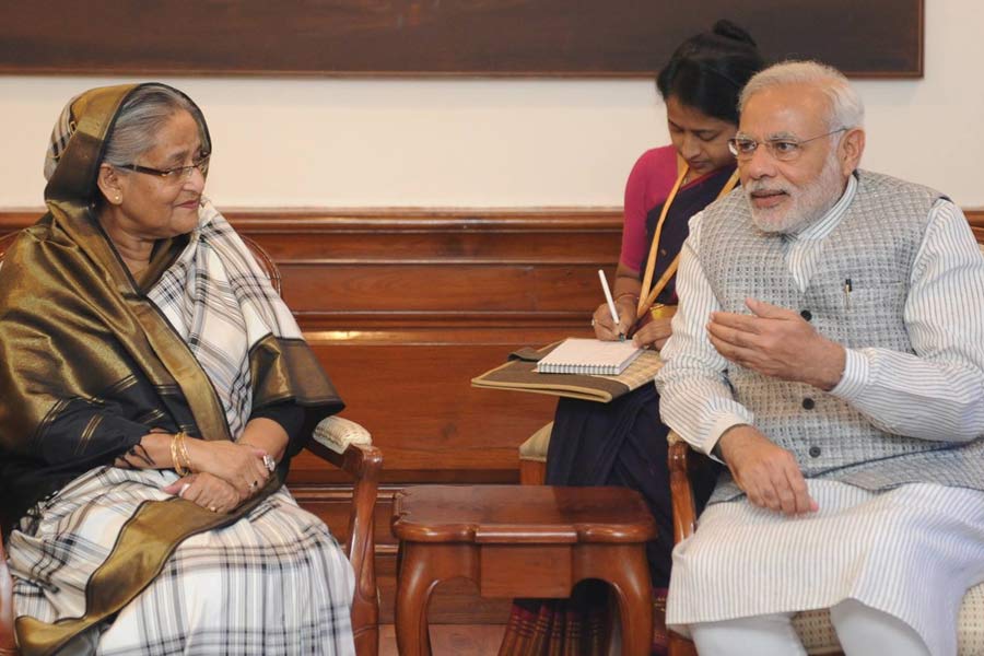 S Jaishankar called on the visiting Bangladesh Prime Minister Sheikh Hasina