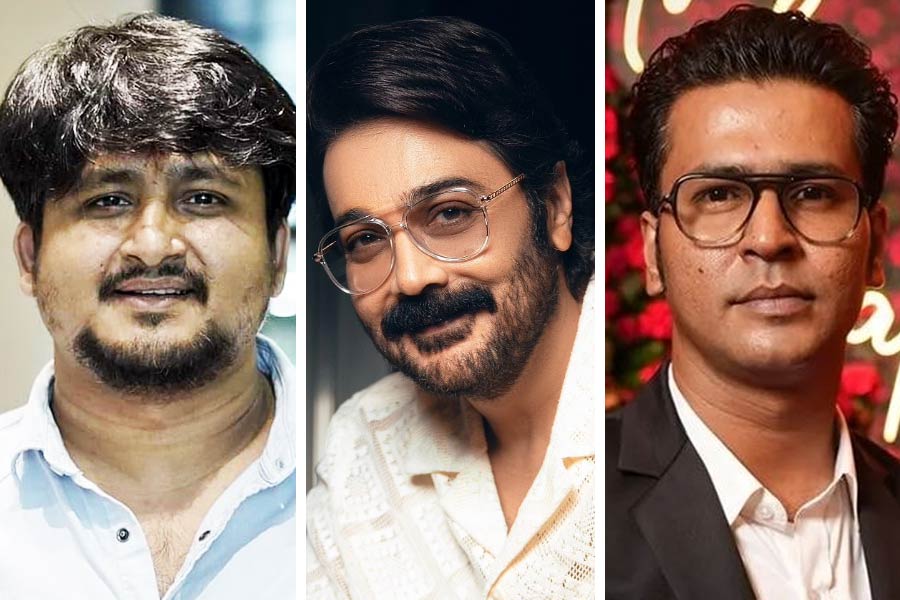 Image Of Rahool Mukherjee, Prosenjit Chatterjee, Anirban Bhattacharya