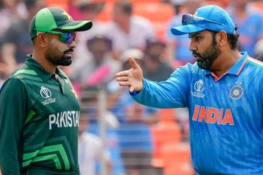 picture of Babar Azam and Rohit Sharma