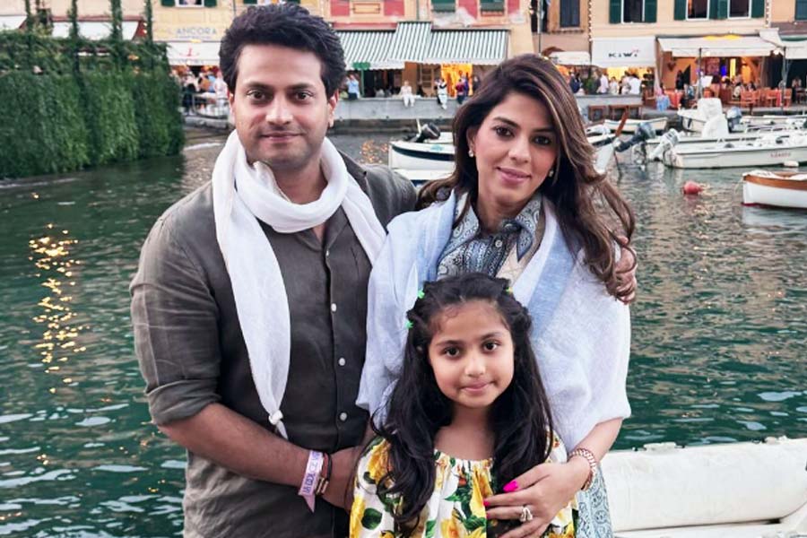 Pooja Dadlani with her family