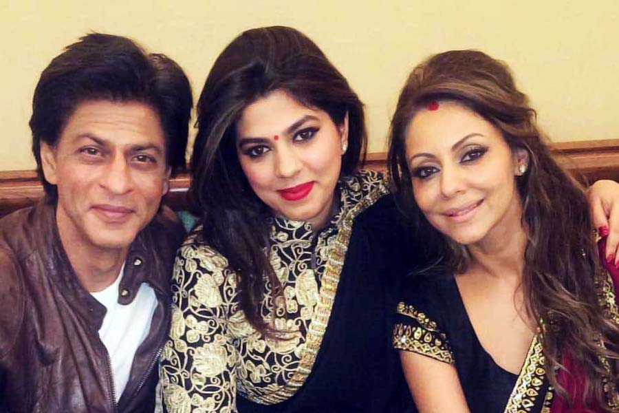 Pooja Dadlani, Shah Rukh Khan and Gauri Khan
