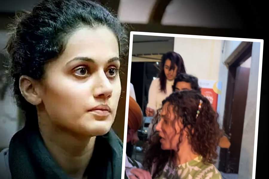 Actress Taapsee Pannu loses her cool when a fan wanted to click a selfie with her