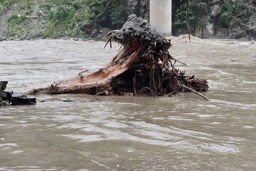 কোথাও আবার রাস্তায় ধস নামার কারণে যাতায়াত বন্ধ। তৈরি হয়েছে তীব্র যানজট। প্রয়োজন থাকলেও যাতায়াত করতে পারছেন না স্থানীয় বাসিন্দা থেকে পর্যটকেরা।