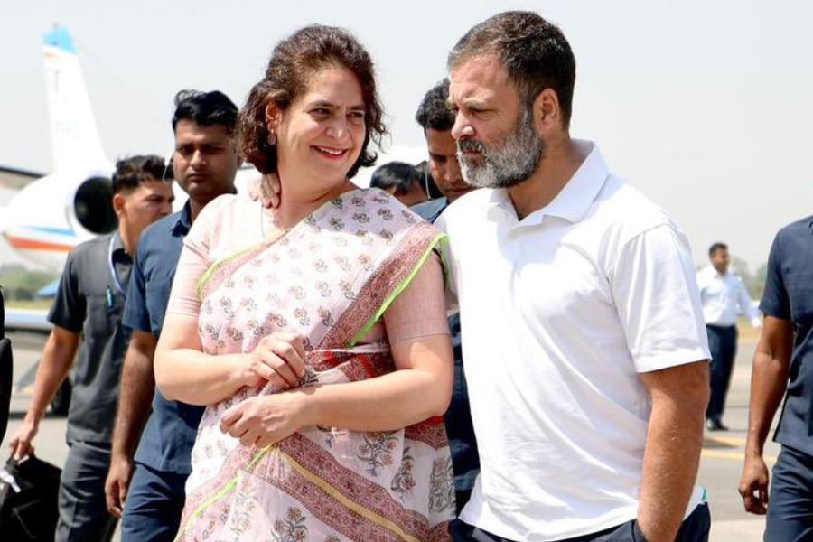 Rahul Gandhi and Priyanka Gandhi