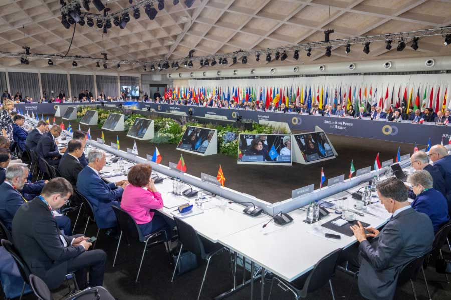 India refuses to endorse Ukraine meet statement