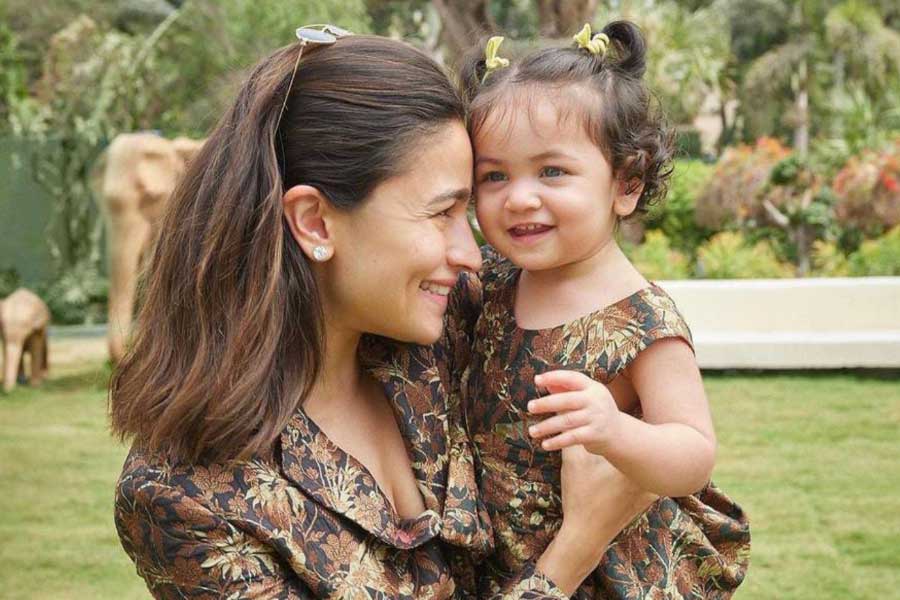 Image of Alia Bhatt and daughter Raha