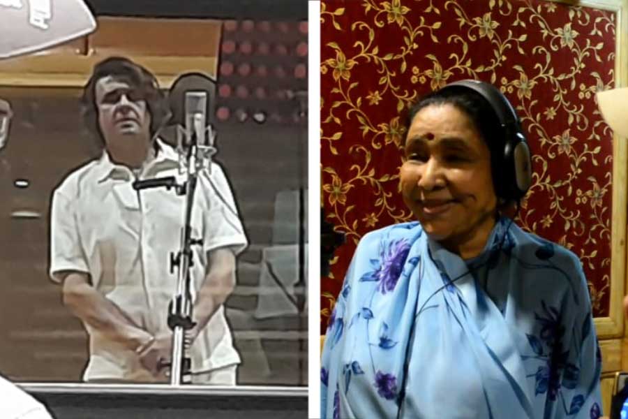 picture of Sonu Nigam anad Asha Bhosle