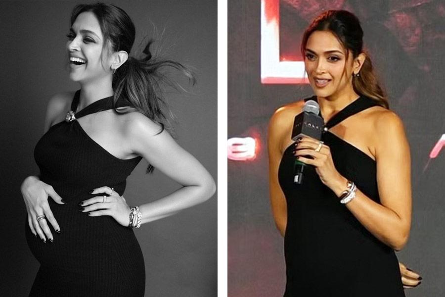 Mom-to-be Deepika Padukone slays maternity fashion in 1 Lakh black dress and 1.15 crore jewellery