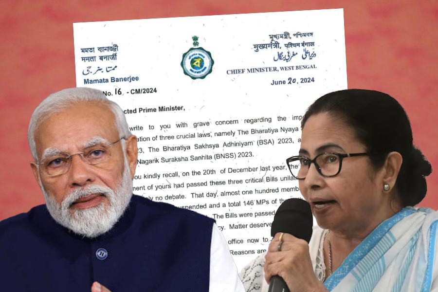 West Bengal CM Mamata Banerjee writes a letter to PM Narendra Modi on the new IPC Bill 2023 dgtl