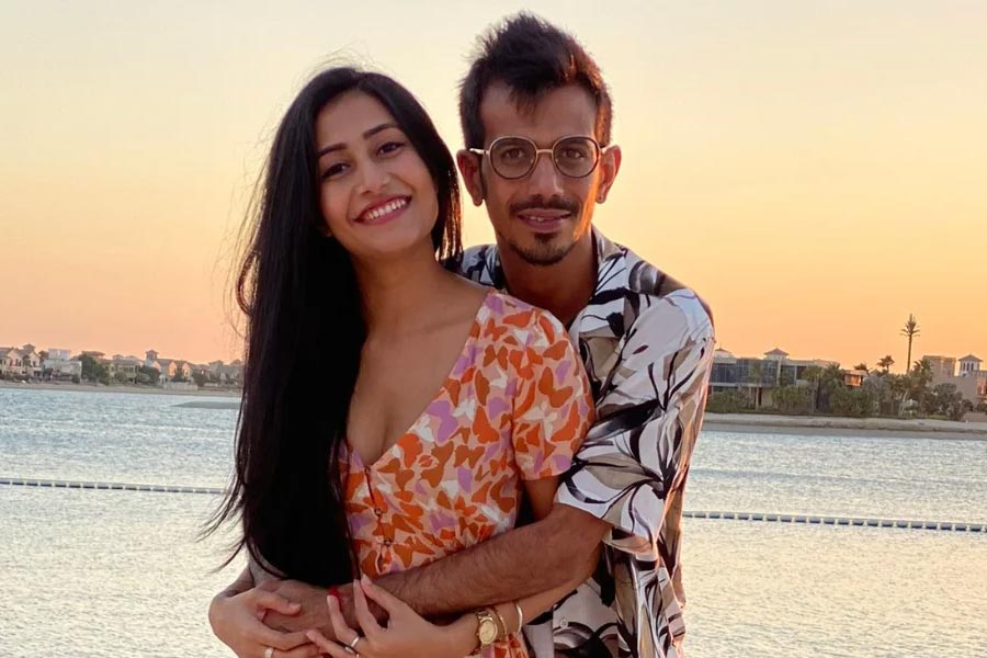 Dhanashree Verma with her husband Yuzvendra Chahal