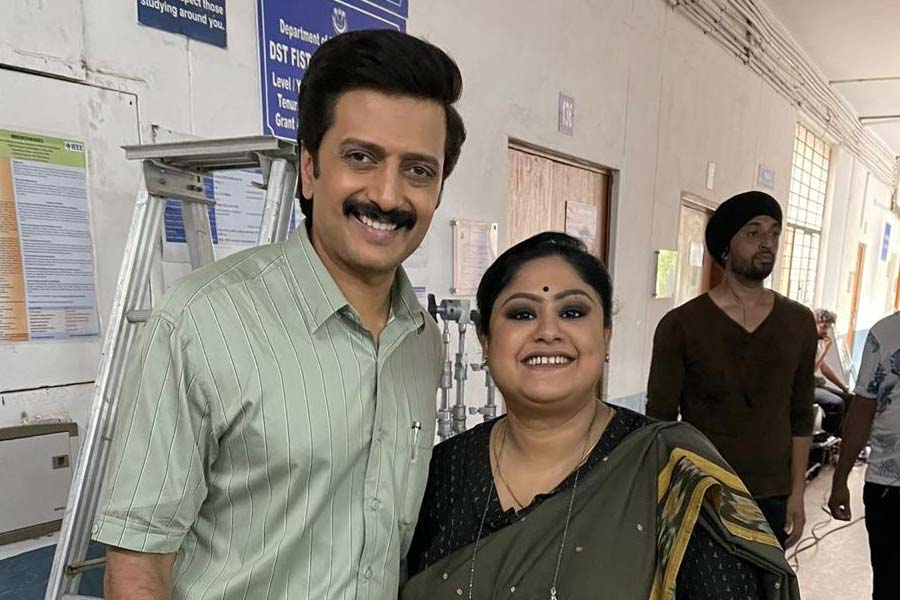 Actress Sanghashri Sinha shares her experience working with Ritesh Deshmukh