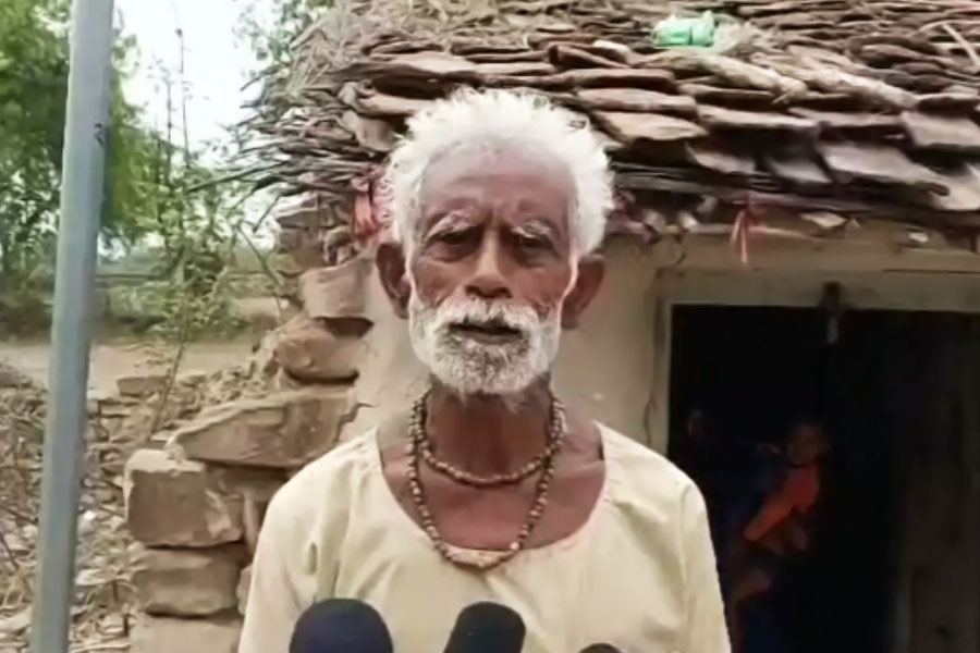 এই সেই বৃদ্ধ জগদীশ কুশওয়া। ছবি: সংগৃহীত।